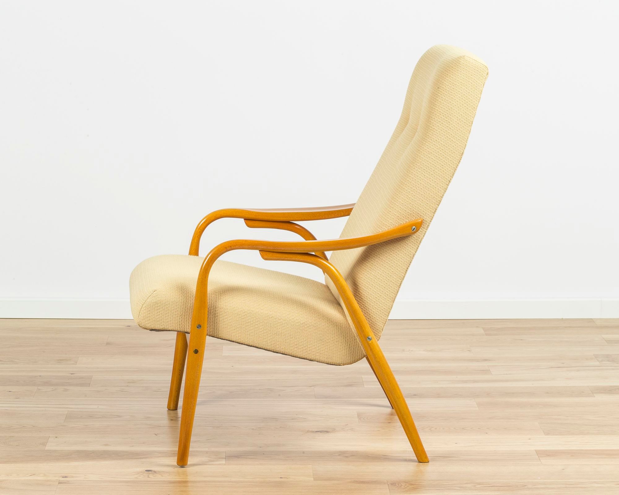 Fauteuil Ton 947, années 50