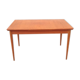 Scandinavian teak table with elongations