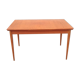 Scandinavian teak table with elongations