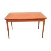 Scandinavian teak table with elongations