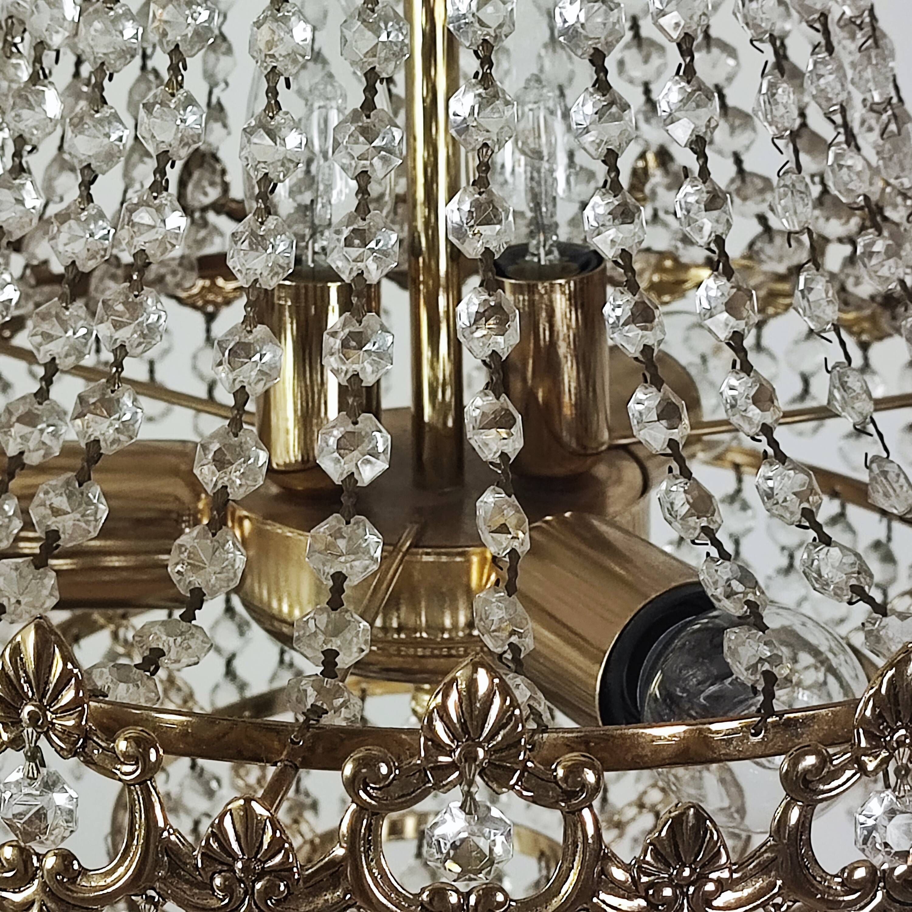 5-light tassel chandelier