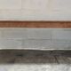 Old large raw wood farm table