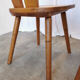 Set of 2 Vintage Wooden Tyrolean Dining Chairs by Ruko Sessel Alois Koller