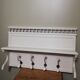 Wooden wall coat rack 4 hooks