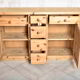 Solid pine bahut