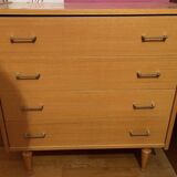 Wooden chest of drawers from the 70s, very good condition