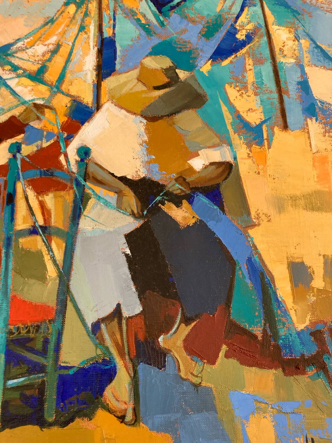 Peinture Jori Duran - Les ramendeuses