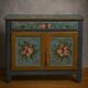 Italy 19th century: Venetian sideboard with hand-painted decorations.