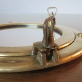 Mirror window in brass 70s - 29cm