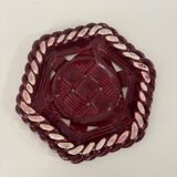 Woven ceramic trivet