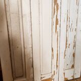 3-leaf Parisian shutter in pitch pine