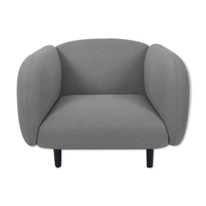 Fauteuil tissus gris