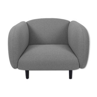 Fauteuil tissus gris clair Moira ENO studio