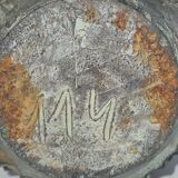 Vintage terracotta vase pitcher from the Parthenon factory, Spain.