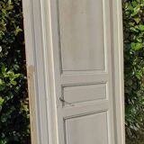 Cupboard door h201.5xl91.5cm with its 19th century molded frame