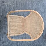 Rattan children's chair