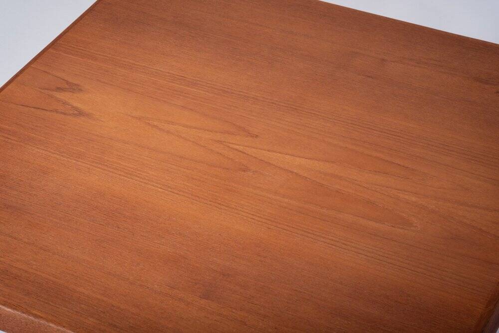 Square Teak Coffee Table by Henning Kjærnulf for Vejle Chairs & Furniture Factory, 1960s
