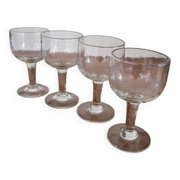 Lot de 4 verres à pied