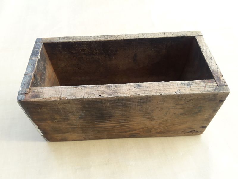 old wooden workshop drawer