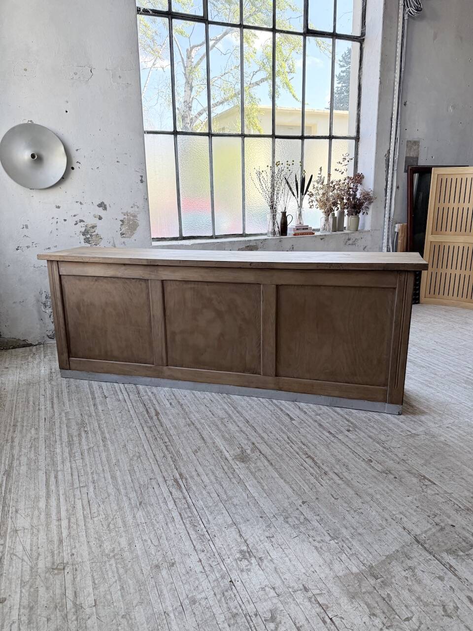Walnut trade counter 2m5