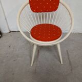 Scandinavian circle armchair