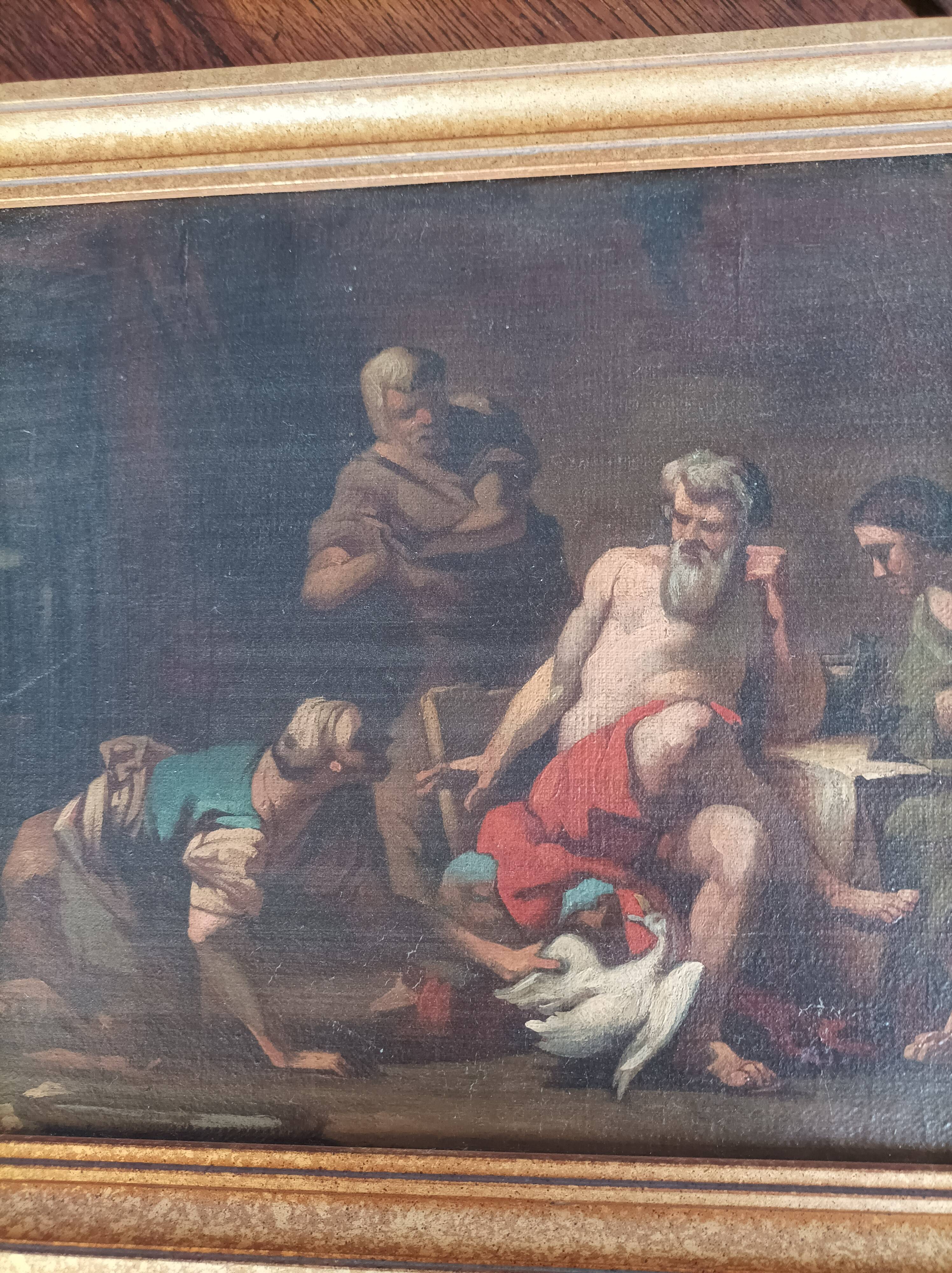 French school after Jean-Bernard Restout copy late eighteenth