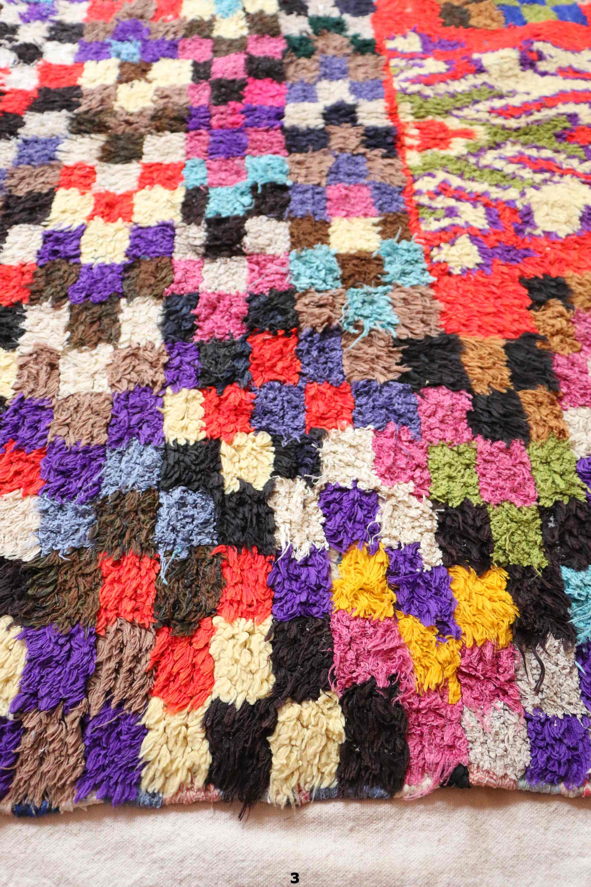 Tapis coloré marocain - 122 x 212 cm