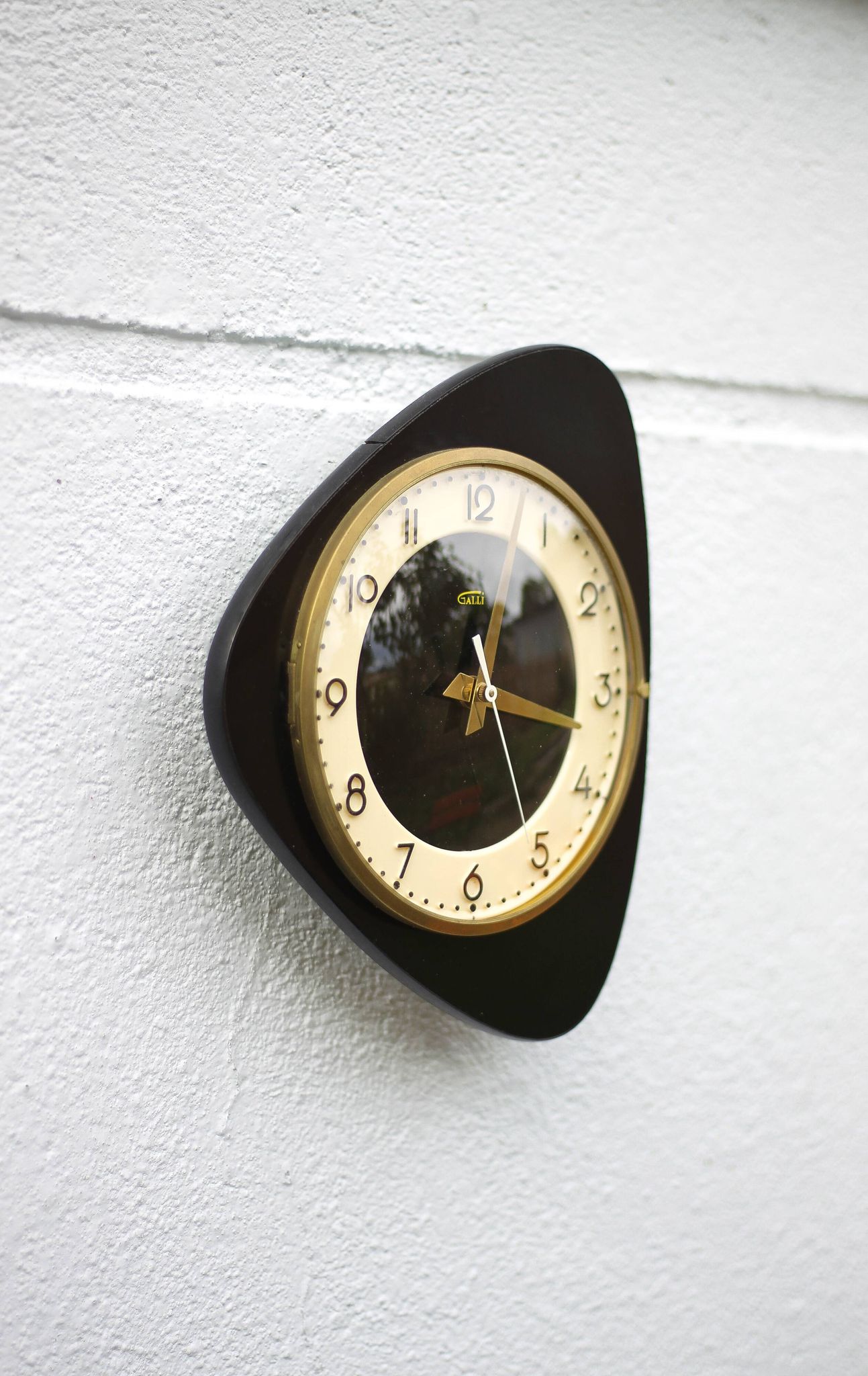 Galli vintage clock, vintage pendulum, wall clock, 60's