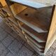 Wooden locker cabinet