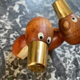 Scandinavian saliere & pepper duo