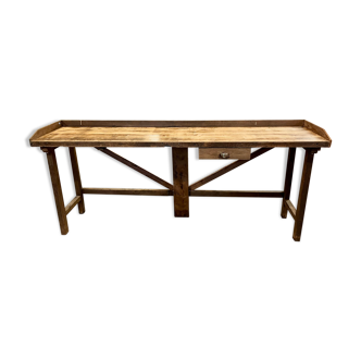 Old high table workbench