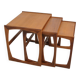 Table gigogne Gplan en teck 1970
