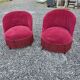 Pair of antique frog chairs