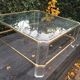 Table de salon lucite 1970