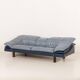 Vintage Poltrona Frau Space Age leather sofa, Italy 1980s