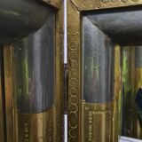 Vintage Brass mirror room divider