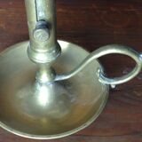 Old brass candlestick