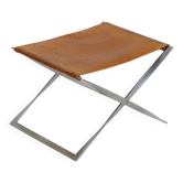 Tabouret pliant Pk91 par Poul Kjaerholm pour E. Kold Christensen, Danemark, années 1960.