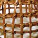 Small rattan pendant, handmade, 17x21cm