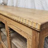 Natural Burmese teak sideboard