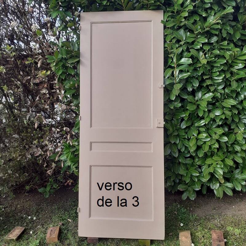 Set of 4 old solid wood interior doors