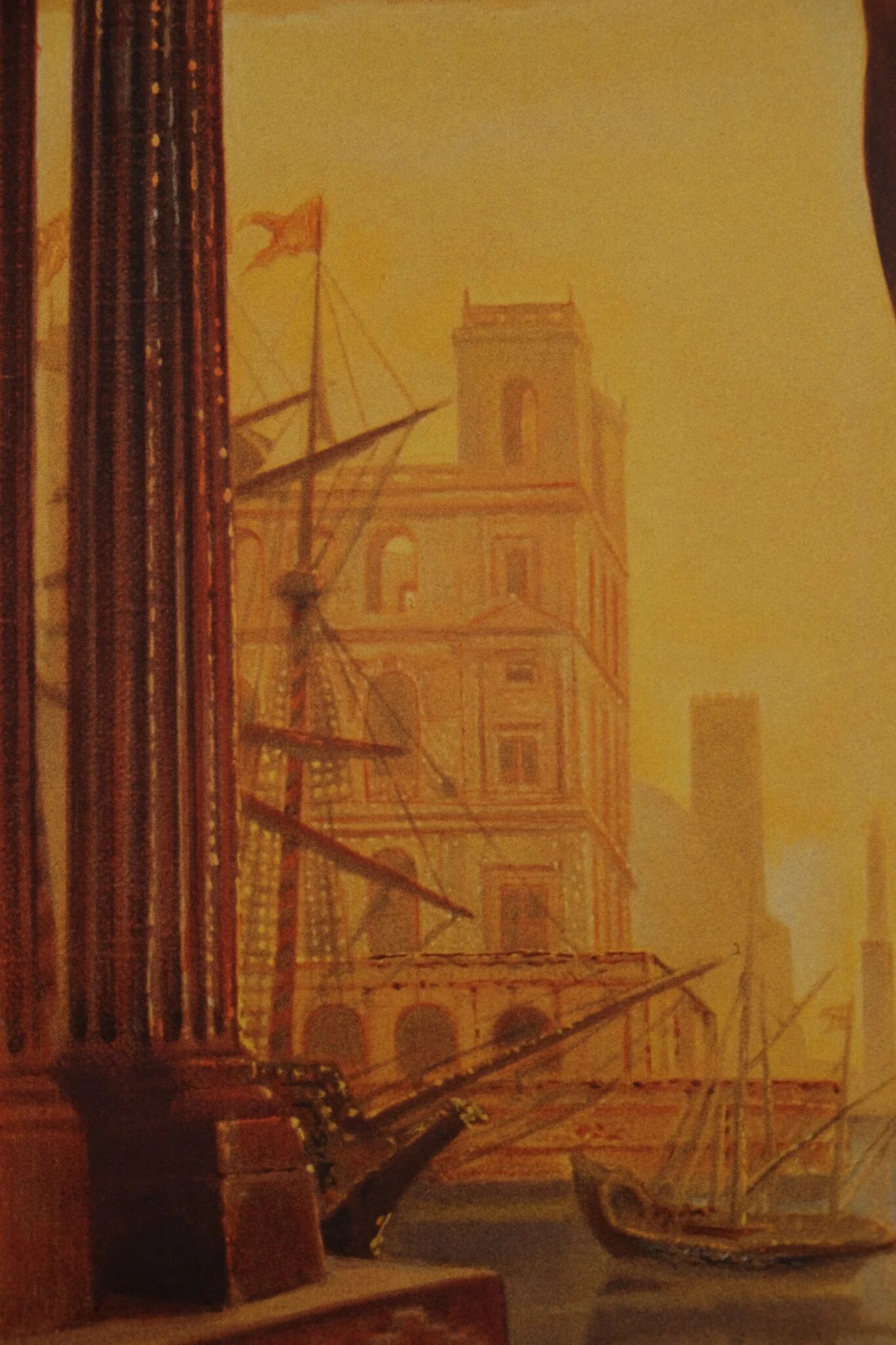 Salvador Dali: Dali's Hand Removing a Golden Fleece - Signed Lithograph