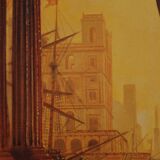 Salvador Dali: Dali's Hand Removing a Golden Fleece - Signed Lithograph