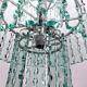 Italian cut glass chandelier by Zero Quattro. 1970s