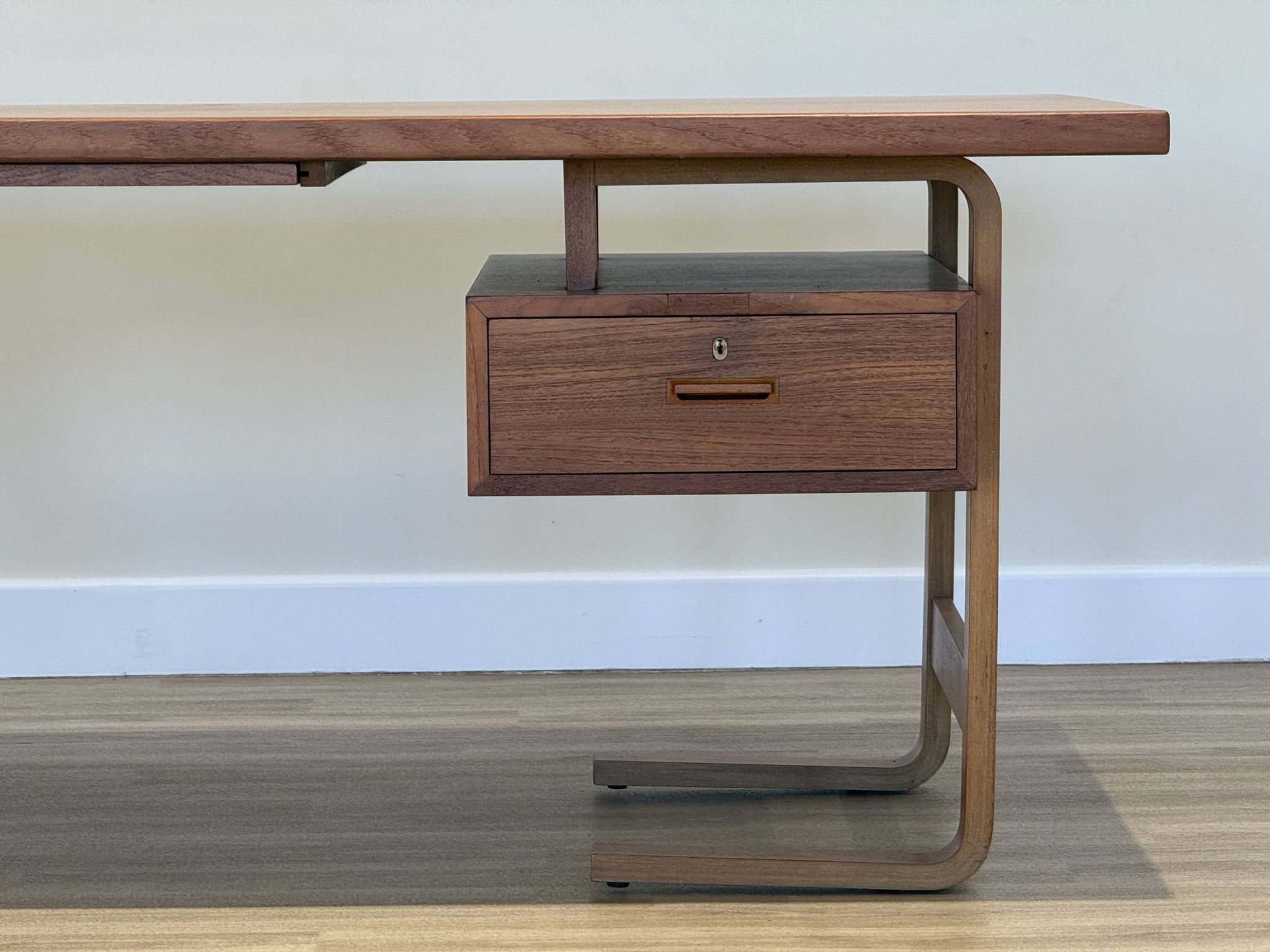 Jørgen Clausen for Brande Møbelfabrik – Large Danish Executive Desk, 1950s
