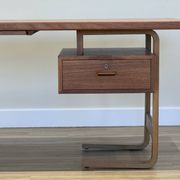 Jørgen Clausen for Brande Møbelfabrik – Large Danish Executive Desk, 1950s