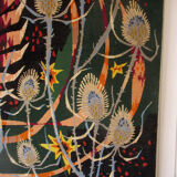 Tapestry "The sun on the thistles", by Jean Louis Viard, Seventies