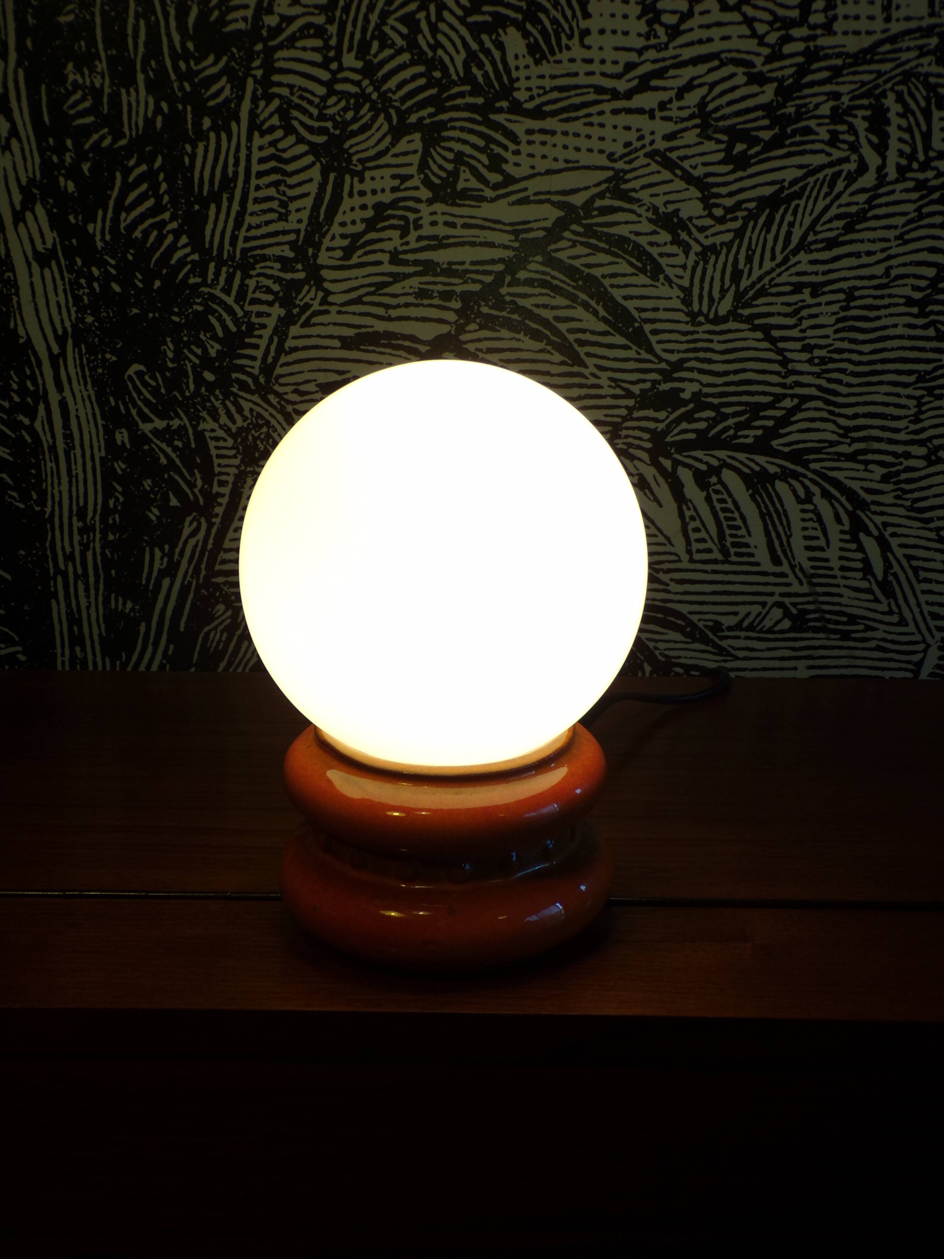 1970 ceramic lamp