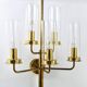Hans-Agne Jakobsson Sonata Wall Light with 5 Arms, Mid-Century Style, Markaryd, 1960