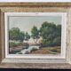 Gaston Aubert Oil on canvas XXth landscape